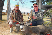 Walt Goddard & Master Guide Bill Gibson with elk